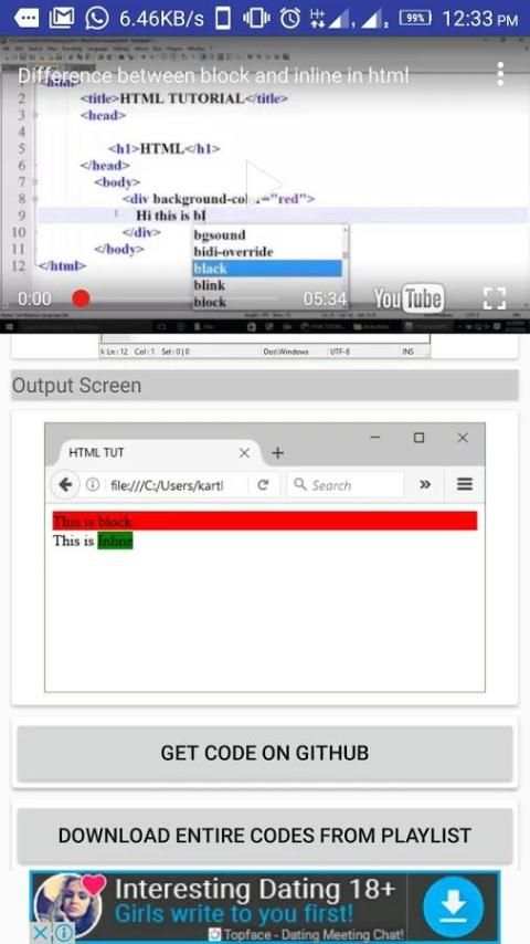 Learn HTML - SFC screenshot 1