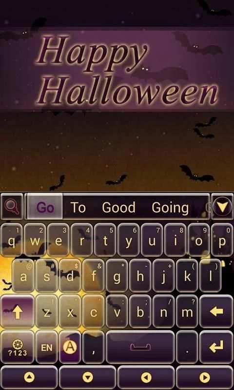 Happy Halloween GO Keyboard скриншот 5