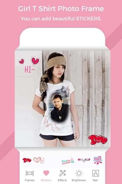 Girl T-Shirt Photo Editor screenshot 3