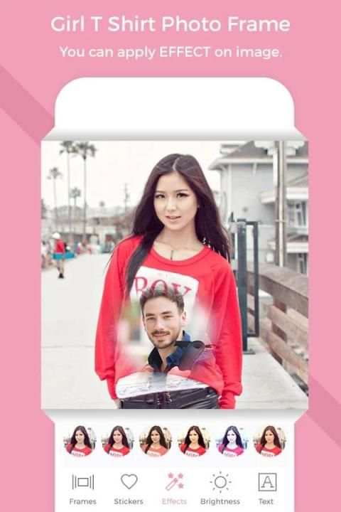 Girl T-Shirt Photo Editor screenshot 2