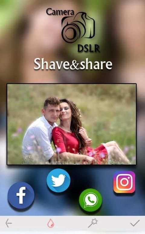 DSLR Blur Camera: Auto Focus screenshot 2
