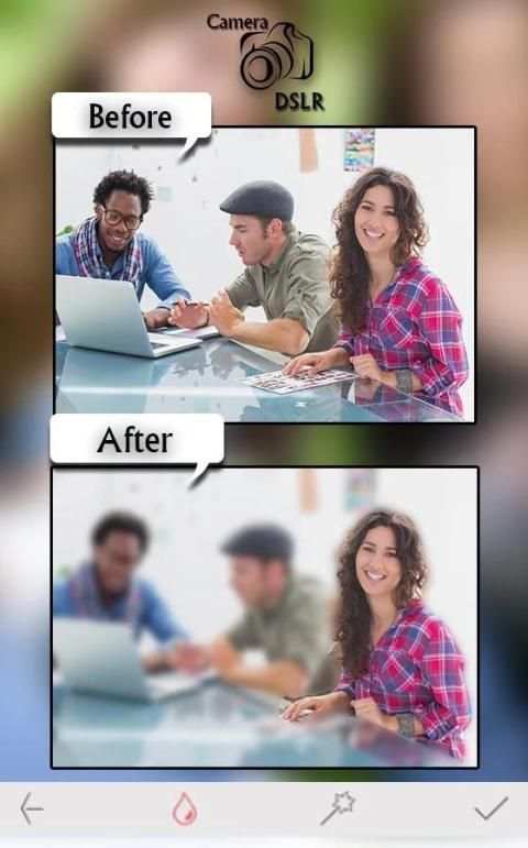 DSLR Blur Camera: Auto Focus screenshot 3