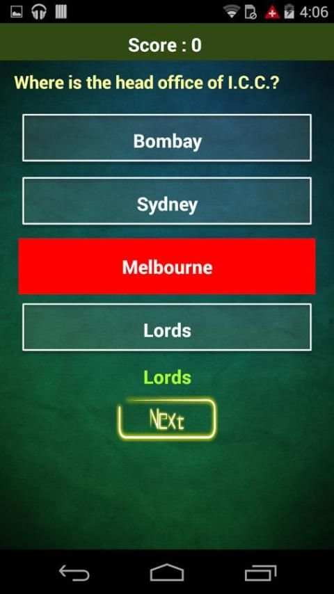 Cricket Quiz स्क्रीनशॉट 3