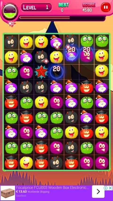 Funny Face Match 3 screenshot 3