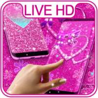 Sparkling Glitter Live Wallpaper & Lock screen on 9Apps