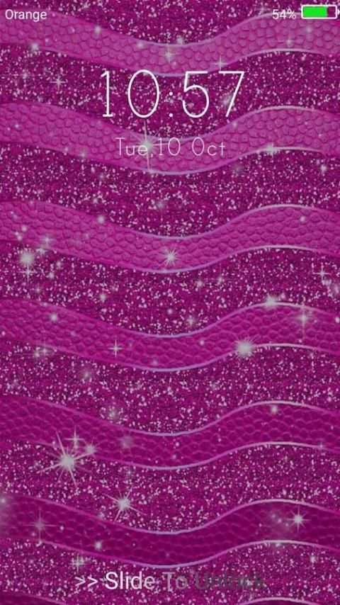 Sparkling Glitter Live Wallpaper & Lock screen screenshot 5