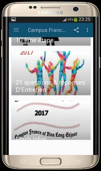Démarche Campus France screenshot 5