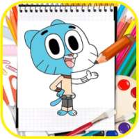 How to Draw Gumball Anime Easy on 9Apps