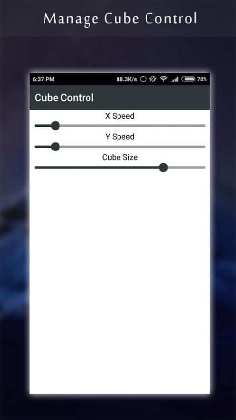 3D Photo Cube Live Wallpaper screenshot 2