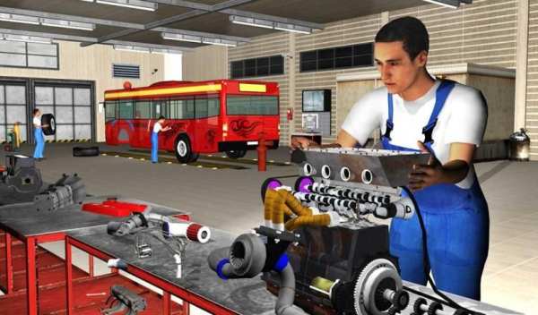 Bus Mechanic Garage - Engine Overhaul Repair Shop screenshot 6