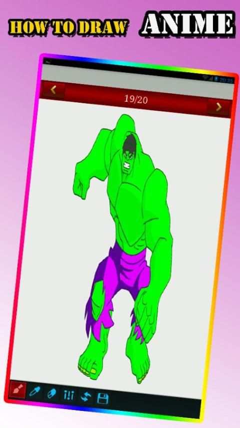 How To Draw: Super Heroes скриншот 1