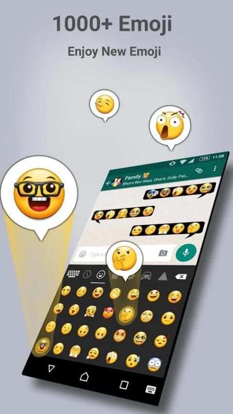 Emoji Android L Keyboard скриншот 5