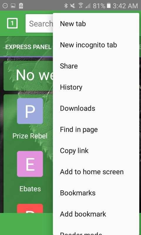 Money Browser screenshot 1