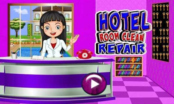 Hotel Room Cleaning Service - Cleanup Game screenshot 2