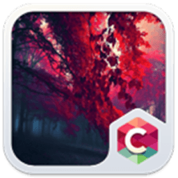 Red Tree Theme C Launcher icon
