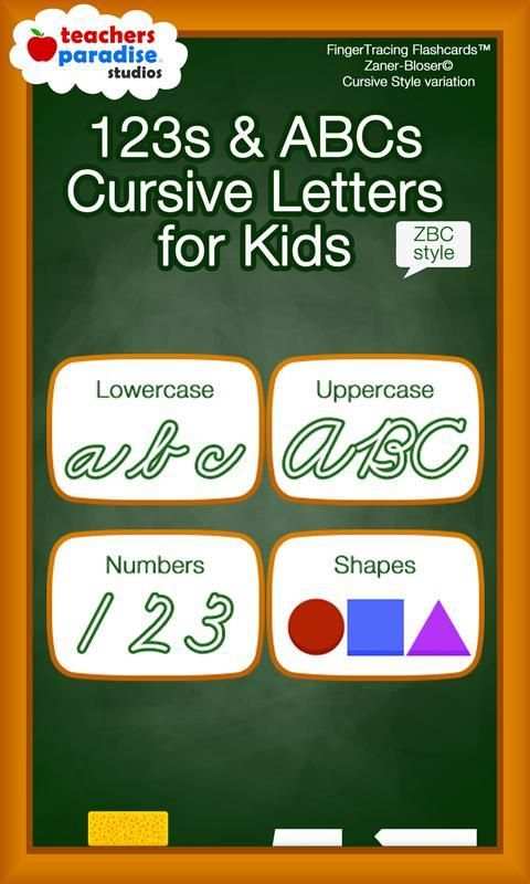 ABC Kids Cursive Writing ZBC* screenshot 1
