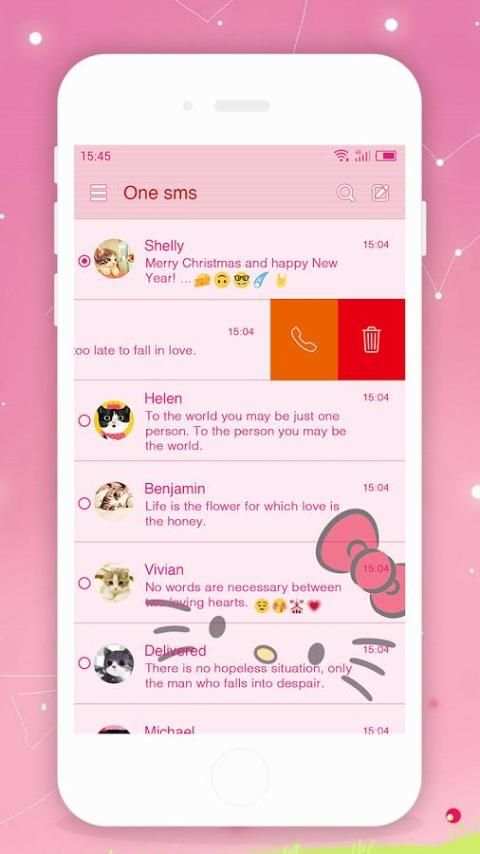 Cutey 3 - One Sms screenshot 7