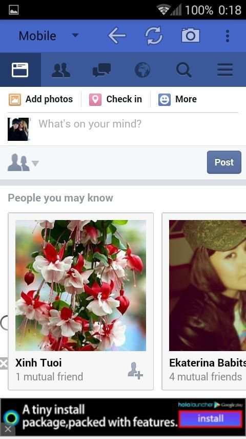 Multi for Facebook скриншот 3