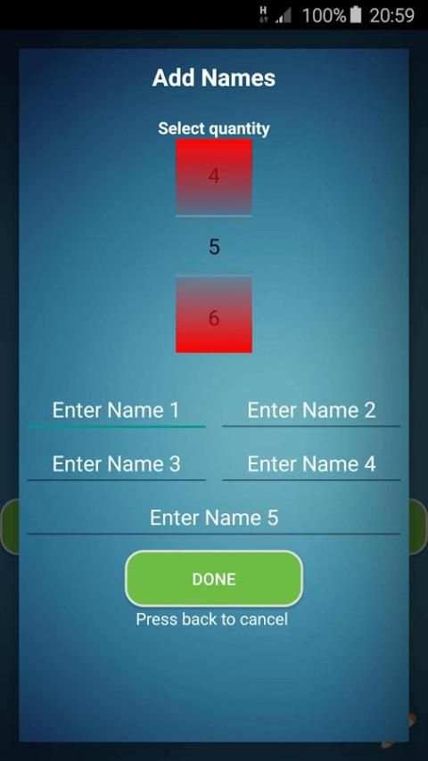 Random name picker wheel screenshot 4