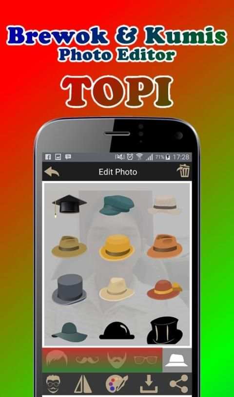 Brewok dan Kumis Photo Editor screenshot 1