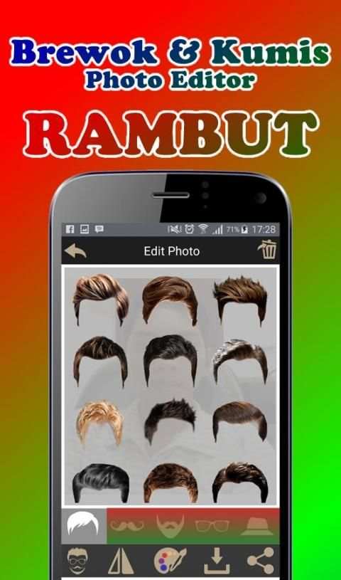 Brewok dan Kumis Photo Editor screenshot 3
