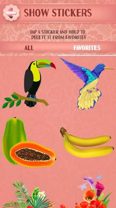 Tropical Stickers screenshot 6