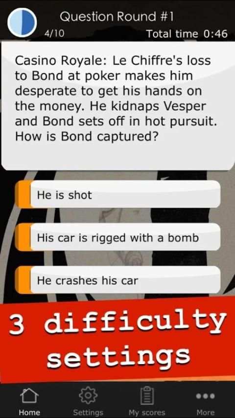 Quiz App for James Bond 007 8 تصوير الشاشة