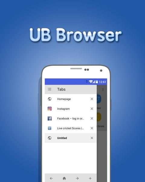 UB Browser - Indian Speed Browser For Android скриншот 2