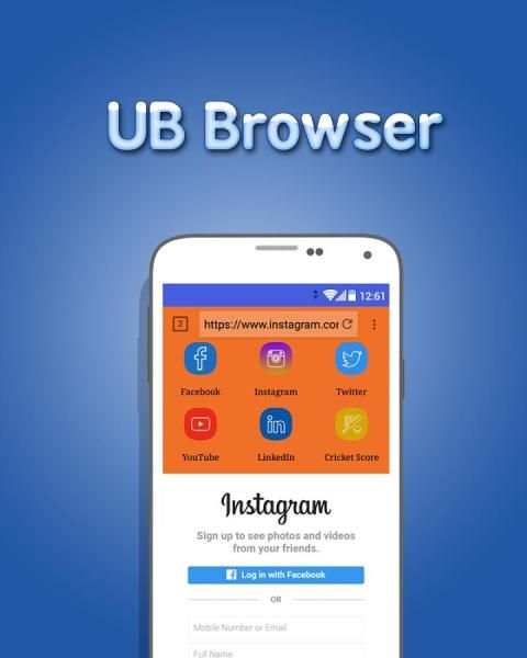 UB Browser - Indian Speed Browser For Android скриншот 3