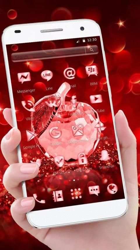 Crystal Apple Theme скриншот 3