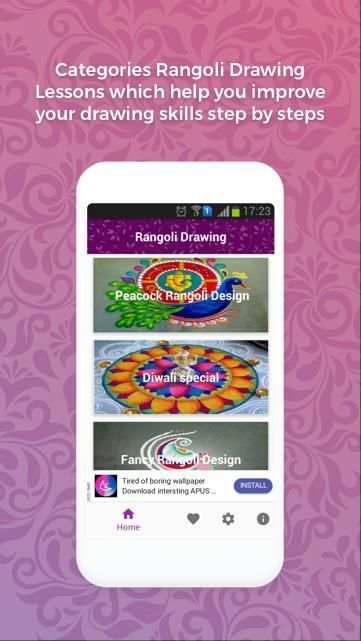 Rangoli Drawing screenshot 2