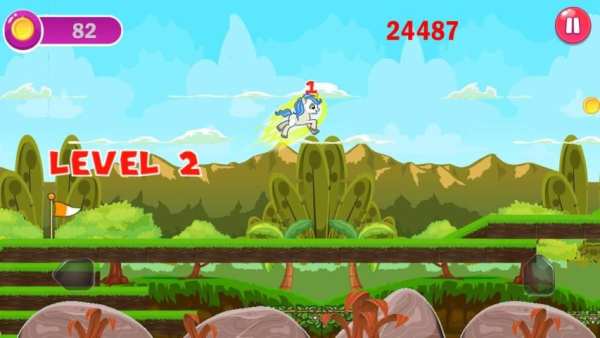 Unicorn Dash Jump скриншот 2