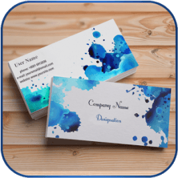 Visiting Card Maker with photo أيقونة