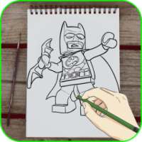 How To Draw Lego Super Heros