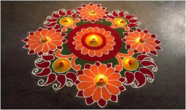 Diwali Rangoli Wallpaper screenshot 5