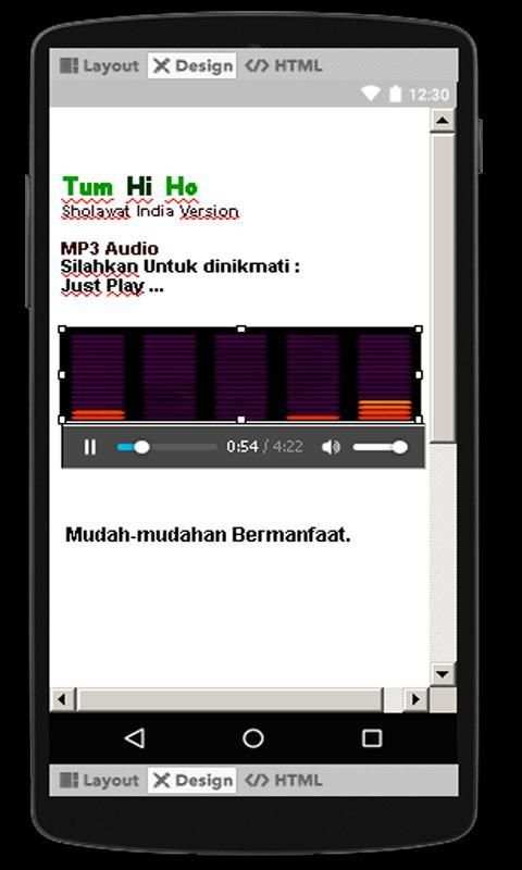 Sholawat Nabi Tum Hi Ho Version Mantap screenshot 2