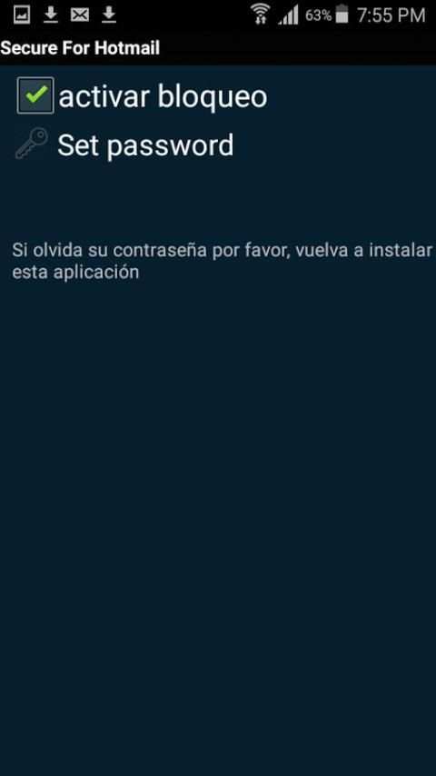 Secure For Hotmail PRO screenshot 1