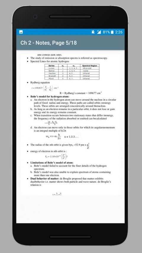 Class 11 Chemistry Notes скриншот 3