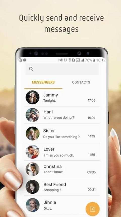 S8+ Messenger - Samsung galaxy S8+ Message screenshot 2