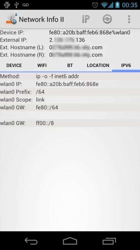 Network Info II screenshot 3