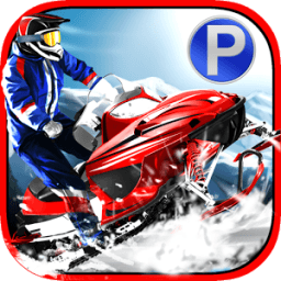 Snowmobile Racing Simulator Parking Games 2017 иконка