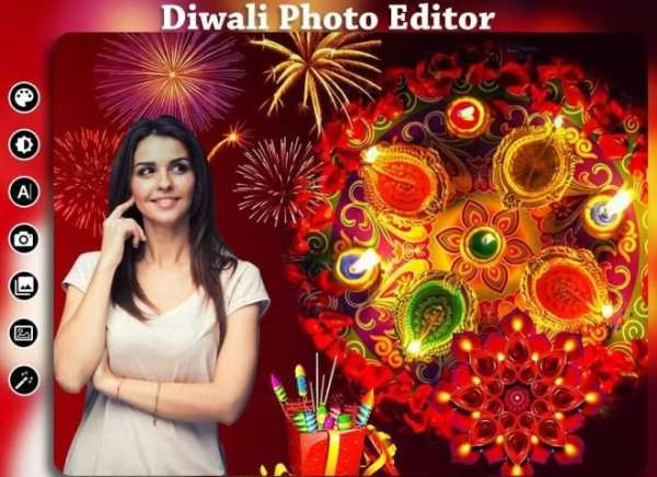 Diwali Photo Editor 1 تصوير الشاشة
