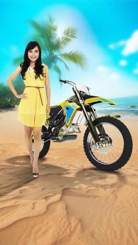 Racing Bike Photo Editor скриншот 2