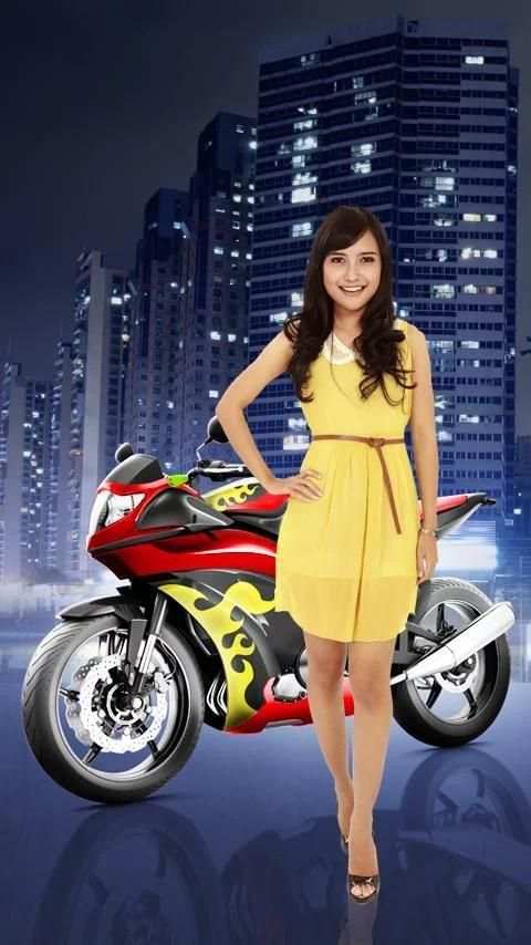 Racing Bike Photo Editor скриншот 3