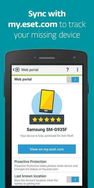 ESET Mobile Security MTS screenshot 1