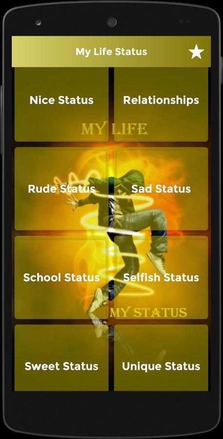 My life status screenshot 1