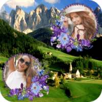 Nature Dual Photo Frame : Photo Editor