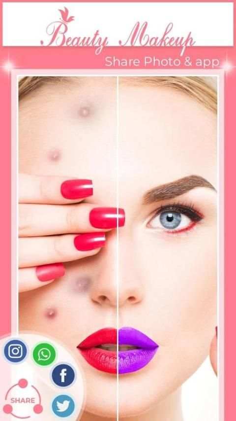 Beauty Makeup Camera : Instabeauty Selfie Makeup скриншот 1
