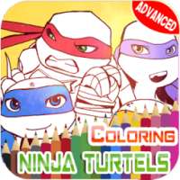Turtles Coloring Pages for Mutant ninja hero on 9Apps