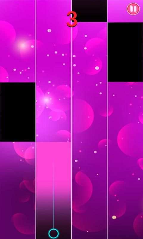 Purple Cute Piano Tiles 2018 screenshot 1